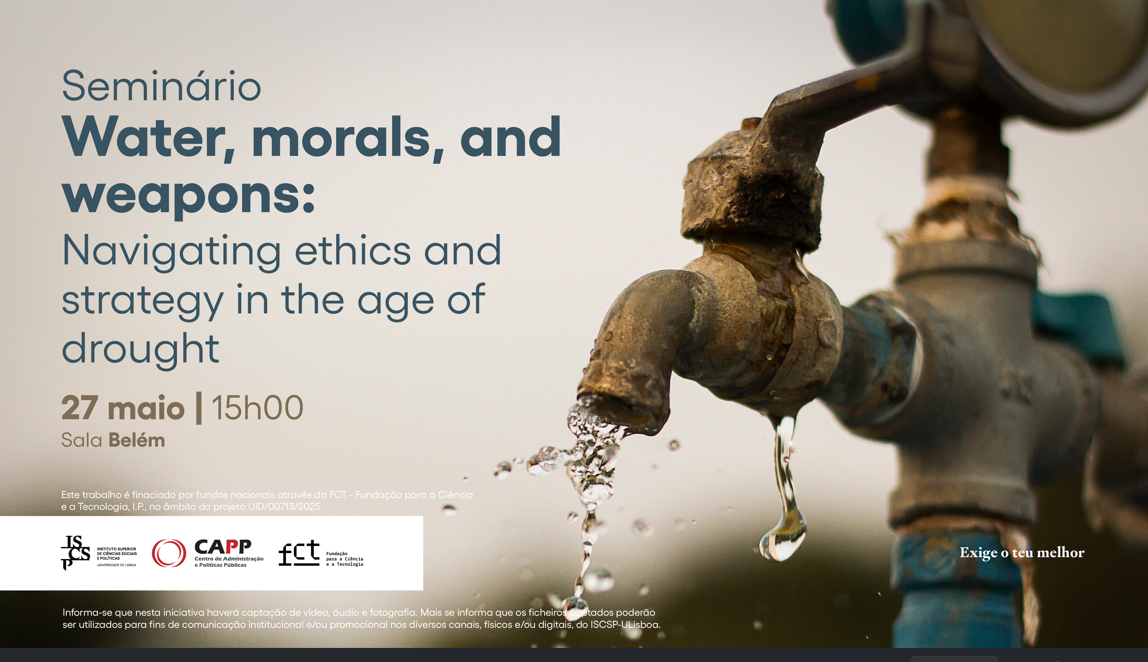 Post facebook Seminario Water morals weapons